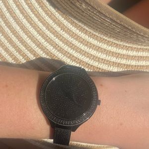 Women’s black Michael Kors watch